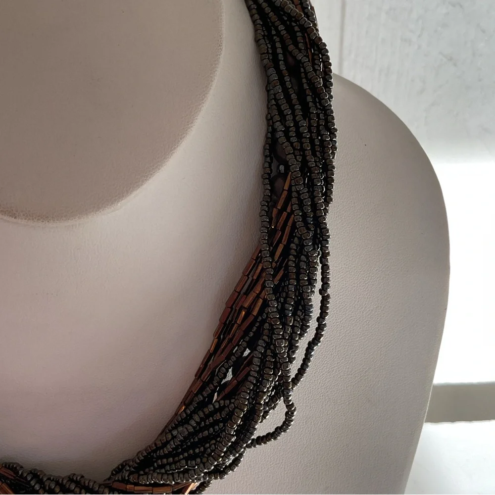 Beaded Multi Strand necklace